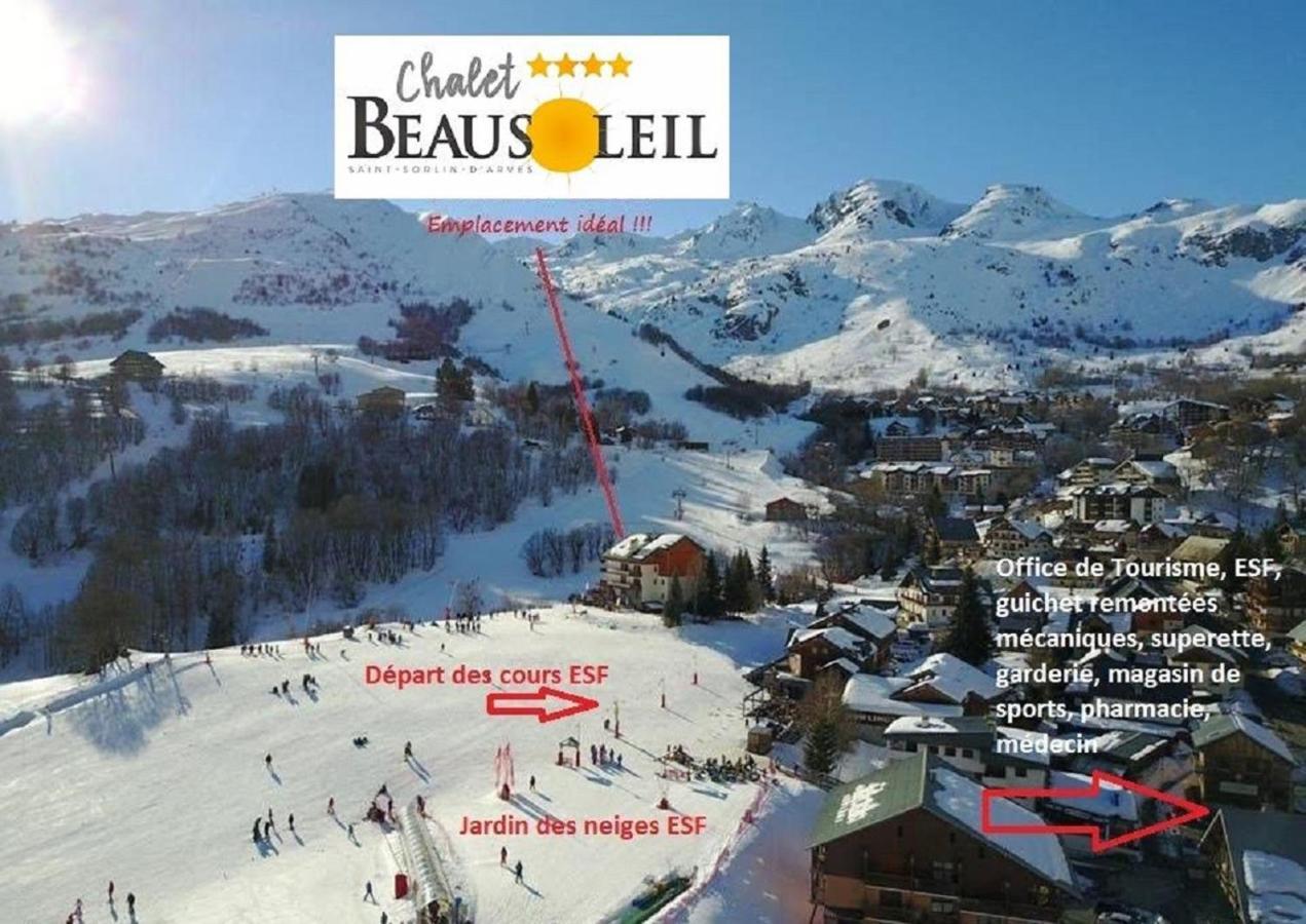 Chalet Beausoleil 4 Etoiles - Prestige - Au Pied Du Col De La Croix De Fer Saint-Sorlin-d'Arves Bagian luar foto